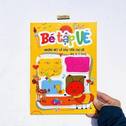 Sách Bé tập Vẽ - Động Vật dễ thương - những nét vẽ đầu tiên - Việt Thư