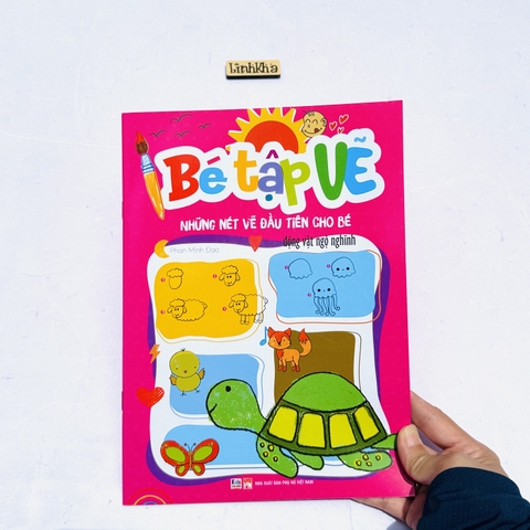 Sách Bé tập Vẽ - Động Vật ngộ nghĩnh - những nét vẽ đầu tiên - Việt Thư