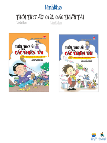 Combo 2 cuốn Thời thơ ấu của các thiên tài Tập 4+5 - Kim Đồng