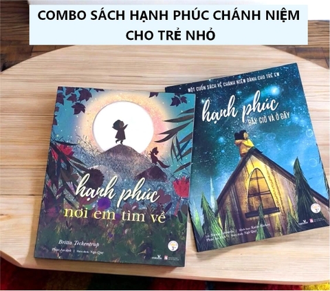 Combo 2 cuốn HẠNH PHÚC nơi em tìm về và HẠNH PHÚC bây giờ và ở đây - Vizibook