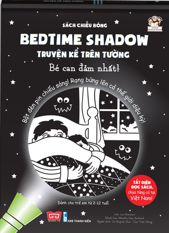 Bé can đảm nhất! - Sách chiếu bóng - Bedtime shadow - Truyện kể trên tường