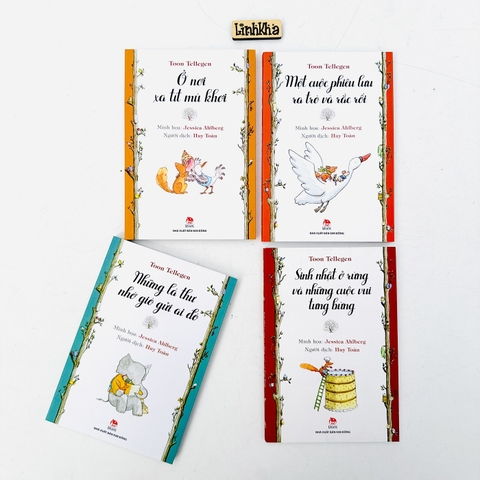 Combo 4 cuốn sách Ở nơi xa tít mù khơi, Những lá thư nhờ gió gửi ai đó, Sinh nhật ở rừng và những cuộc vui tưng bừng, Một cuộc phiêu lưu ra trò và rắc rối - Tủ sách nhà văn Toon Tellegen văn học thiếu nhi NXB Kim Đồng