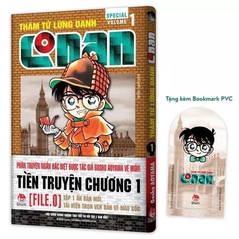 Truyện tranh Thám tử lừng danh Conan Special Volume 1 seal kèm Obi và Bookmark PVC - NXB Kim Đồng