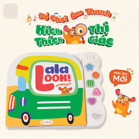 Sách nhạc Lala Look around you (Màu Sắc) lalala baby