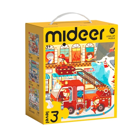 Puzzle Mideer Mẫu mới Level 3 - Cứu hoả