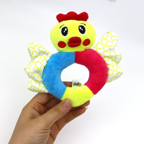 Lục Lạc Cầm Tay Pipo - Con Gà - đồ chơi vải an toàn pipo