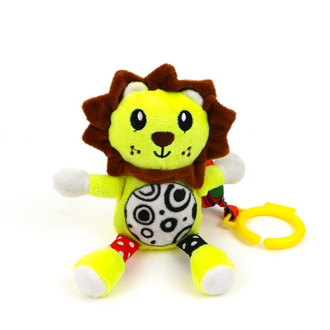 Lục Lạc Treo Nôi, Xe Đẩy - Con Sư Tử - đồ chơi vải an toàn pipo