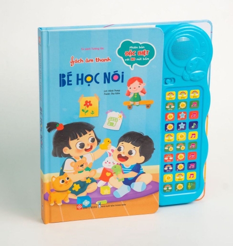 Sách Tương Tác - Sách Âm Thanh 30 nút bấm - Bé Học Nói