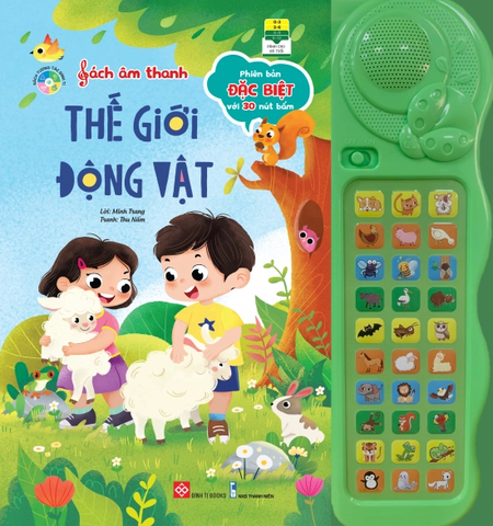 Sách Âm Thanh - Thế Giới Động Vật - 30 Nút