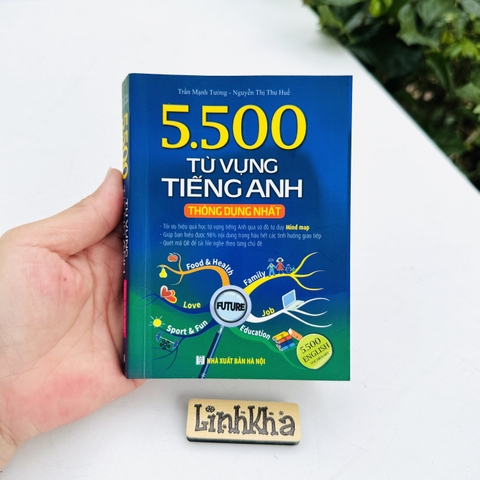 Sách 5.500 từ vựng tiếng Anh thông dụng nhất - bản màu và có mã audio cỡ mini bỏ túi - Minh Thắng