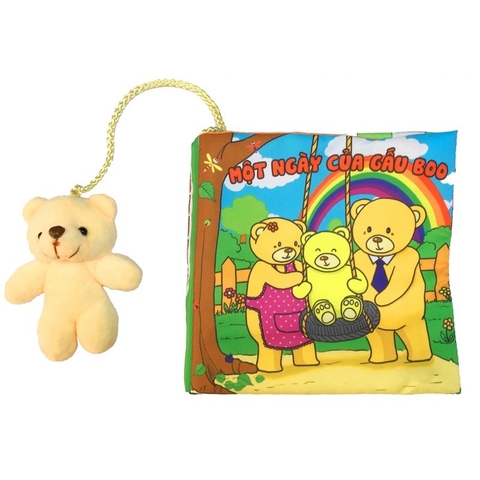 Sách vải Một ngày của Gấu Boo