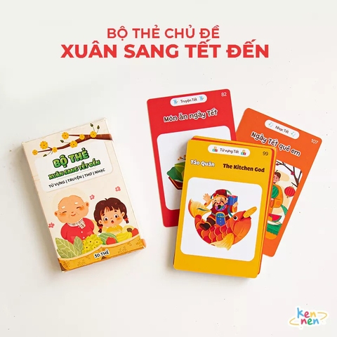 Bộ thẻ rời dùng cho máy kể chuyện song ngữ Kennen (mua lẻ tùy chọn)