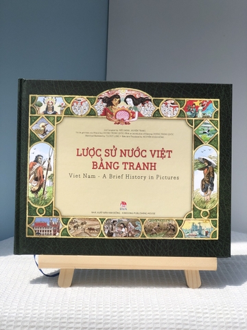 (Bìa Cứng) Lược Sử Nước Việt Bằng Tranh Song Ngữ Anh Việt- Viet Nam – A Brief History In Pictures - Sách Kim Đồng