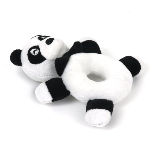 Đồ Chơi Lục Lạc Vải Cầm Tay Đen Trắng - Gấu Panda - Pipovietnam
