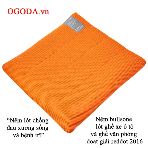 Đệm Lót Ghế Xe Ô Tô & Văn Phòng Chống Đau Xương Sống và Bệnh Trĩ Cao Cấp Bullsone