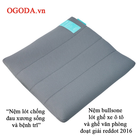 Đệm Lót Ghế Xe Ô Tô & Văn Phòng Chống Đau Xương Sống và Bệnh Trĩ Cao Cấp Bullsone