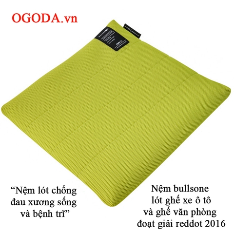 Đệm Lót Ghế Xe Ô Tô & Văn Phòng Chống Đau Xương Sống và Bệnh Trĩ Cao Cấp Bullsone