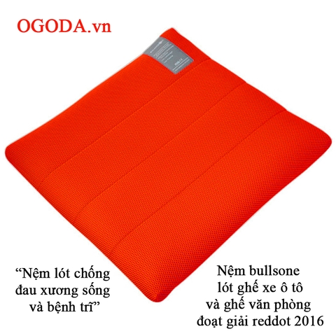 Đệm Lót Ghế Xe Ô Tô & Văn Phòng Chống Đau Xương Sống và Bệnh Trĩ Cao Cấp Bullsone