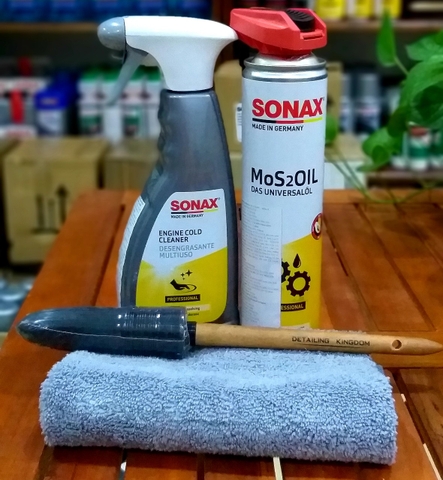 Dầu bảo quản, chống rỉ sét, ăn mòn kim loại, làm mới khoang động cơ - Sonax SX 90, MoS2oil nanopro