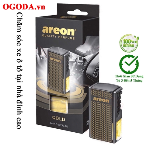 Nước hoa kẹp cửa gió điều hòa ô tô - Areon Sport Lux Gold ( Nam Tính & Sang Trọng )