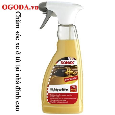 Xịt bóng sơn nhanh khi ướt - Sonax high speed wax