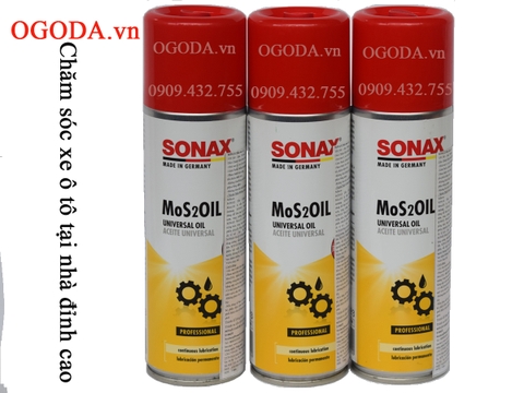 Dầu bảo quản, chống rỉ sét, ăn mòn kim loại, làm mới khoang động cơ - Sonax SX 90, MoS2oil nanopro