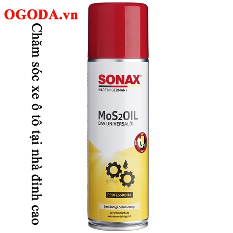 Dầu bảo quản, chống rỉ sét, ăn mòn kim loại, làm mới khoang động cơ - Sonax SX 90, MoS2oil nanopro