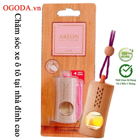 Tinh dầu treo ô tô cao cấp Areon Mosaic hương Peony Blossom ( Hoa Mẫu Đơn ) - Dịu nhẹ và Thư Thái