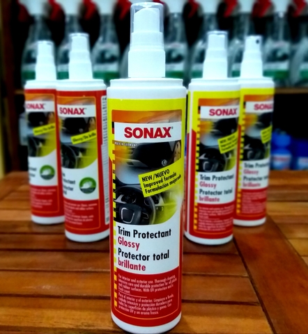 Bảo dưỡng nhựa cứng, nhựa nhám trong ngoài xe ô tô 300ml - Sonax trim protectant glossy