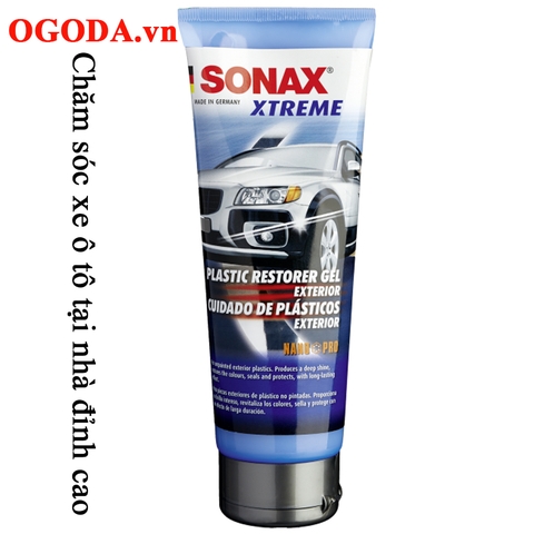 Gel phục hồi và làm mới nhựa xe ô tô 250ml- Sonax xtreme plastic restorer gel