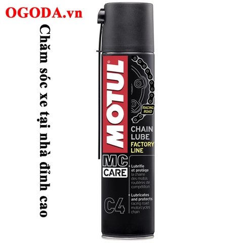 Xịt dưỡng sên Motul Chain Lube Factory Line C4 400ml