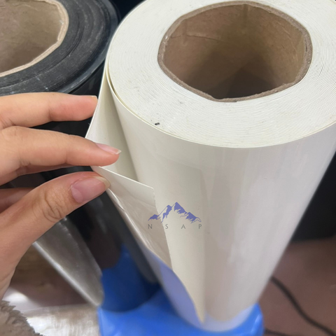 decal cao thành màu trắng