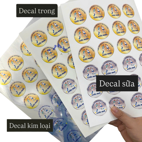 decal nhựa in tem nhãn