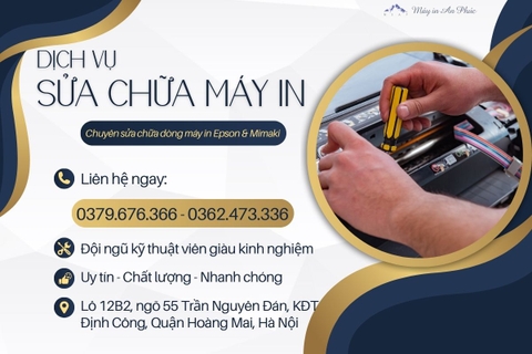 dịch vụ sửa máy in epson mimaki