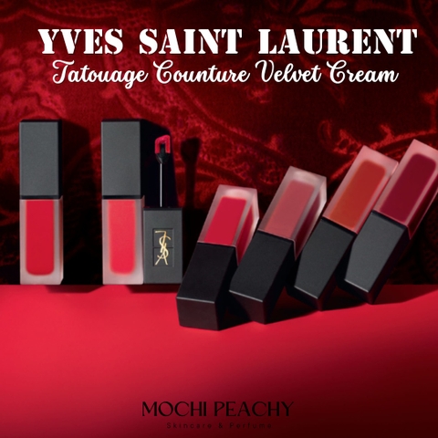 Son YSL: Tỏa Sáng Với Thiết Kế Sang Trọng Và Chất Son Mềm Mịn Tại Mochi Peachy Đà Lạt