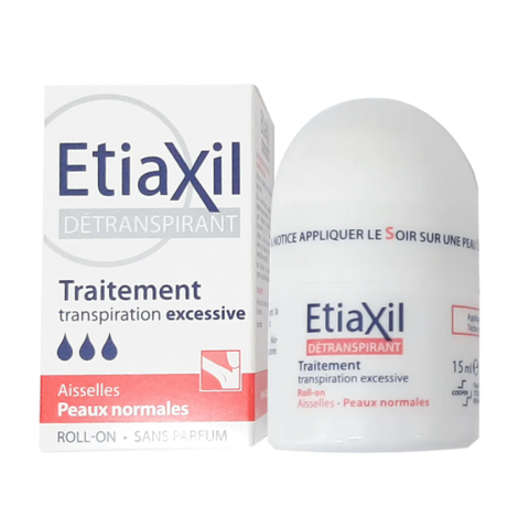 Etiaxil Detranspirant Aisselles Peaux Normales (Màu đỏ)