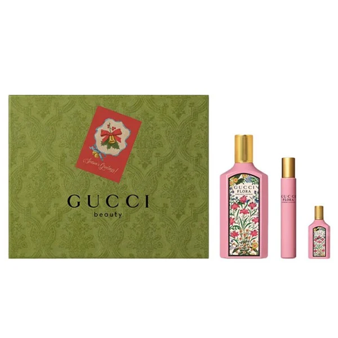 Gucci Flora Gorgeous Gardenia 100ml + mini 5ml + 10ml - Gift set