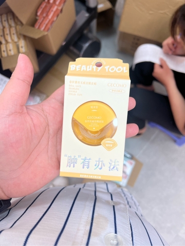 GECOMO Miếng Dán Kích Mí Cuộn Double Beauty Mi Giả 120m #2 Vàng