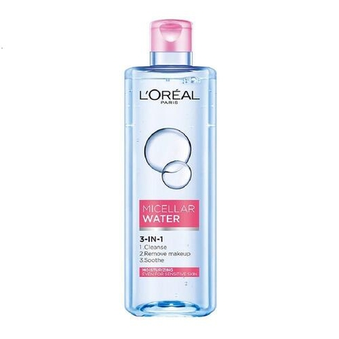 L'Oreal Tẩy Trang Dưỡng Ẩm 3in1 400ml