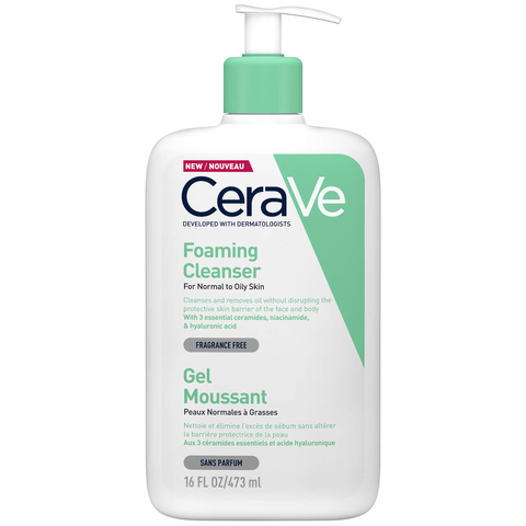 CeraVe Sữa Rửa Mặt Da Dầu Foaming Facial Cleanser