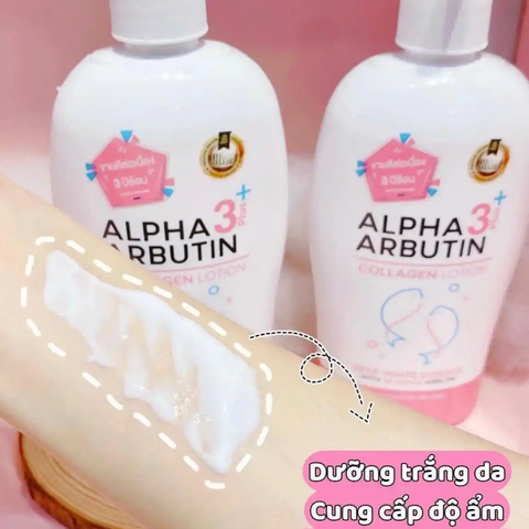 Bản sao của Alpha Arbutin Dưỡng Thể Collagen Lotion Thái Lan 495ml