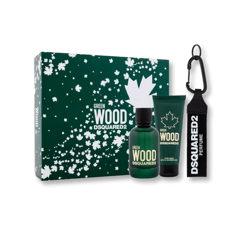 Dsquared2 Wood Green 100ml 3pcs - Giftset