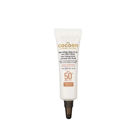 Sữa chống nắng vô cơ Sen Hậu Giang 5ml - Tone up Beige