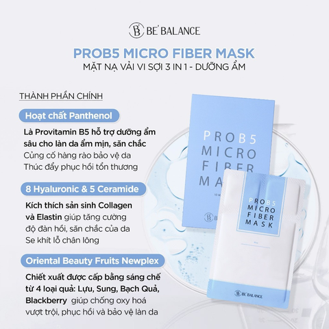 Bebalance Idebenone Micro Fiber Mask - Pro B5