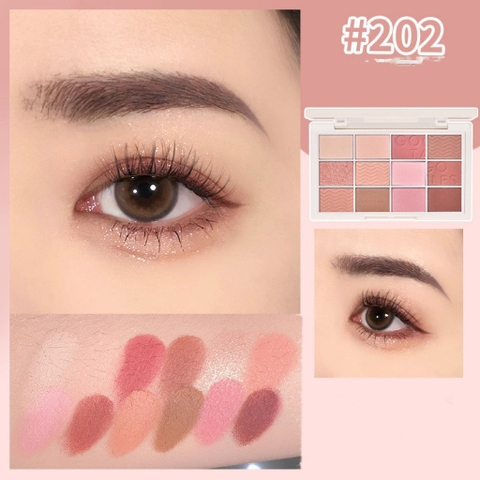 Bảng phấn mắt GOGO TALES Pink Mist Girl Phấn Mắt #202