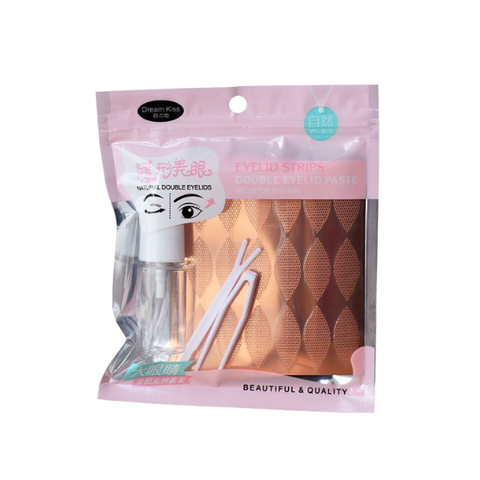 Dream Kiss Miếng Dán Kích Mí Lưới Cuộn Không Cần Keo Kèm Bình Xịt #Ô liu