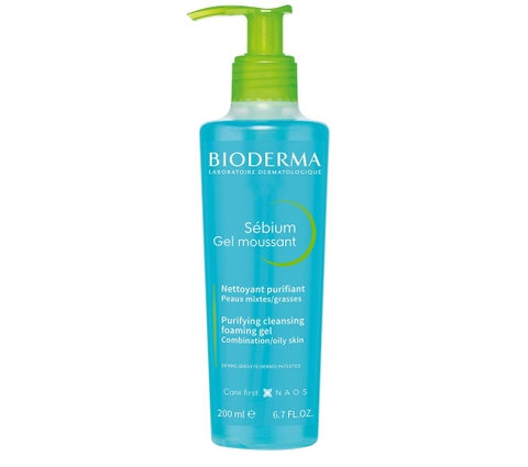 Bioderma Rửa Mặt Sebium Gel Moussant - 200ml