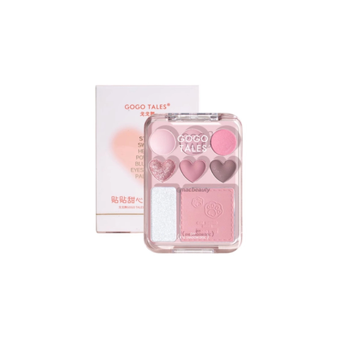 GOGO TALES Bảng Phấn Mắt Và Phấn Má 8 ô #G03