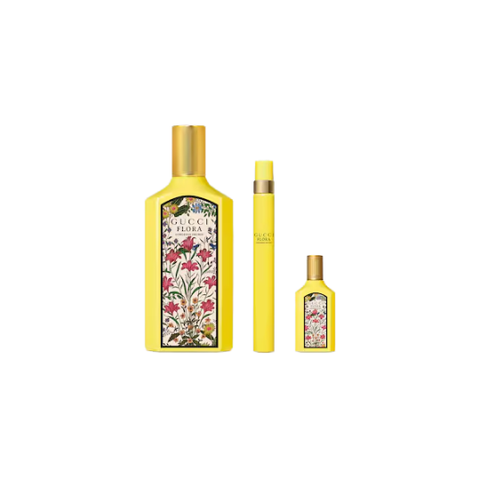 Gucci Flora Gorgeous Orchid EDP 100ml +10ml + mini - Giftset