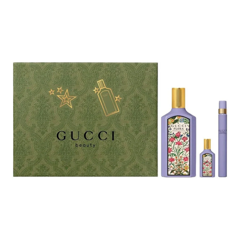 Gucci Flora Magnolia 100ml + 10ml + mini - Giftset